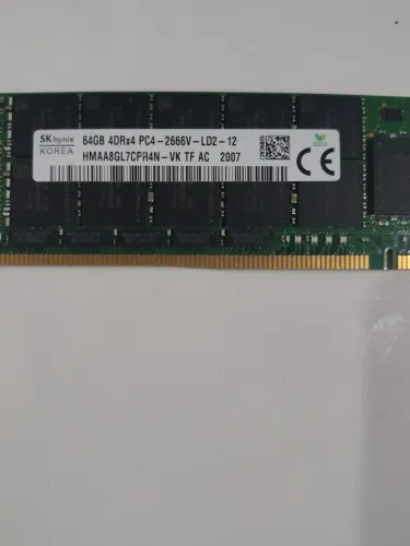 Memória sk hynix 64gb 2666v 4drx4 ddr4 rddim ( servidores)