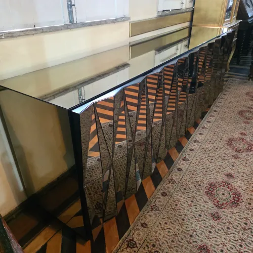 Moveis super luxo, buffet desig moderno espelhado