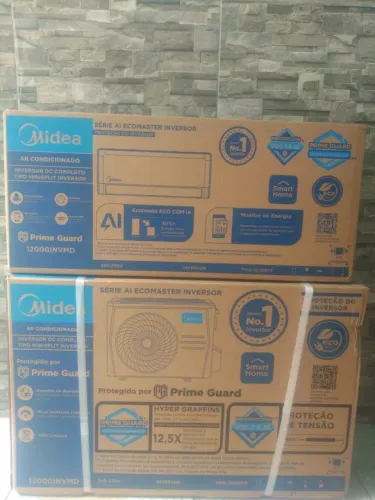 Ar-Condicionado Midea 12.000 BTUs Inverter Quente e Frio com IA + Kit