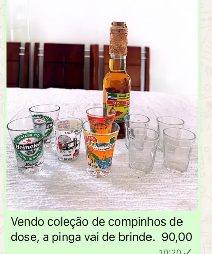 Copinhos de dose diversos p/colecionar