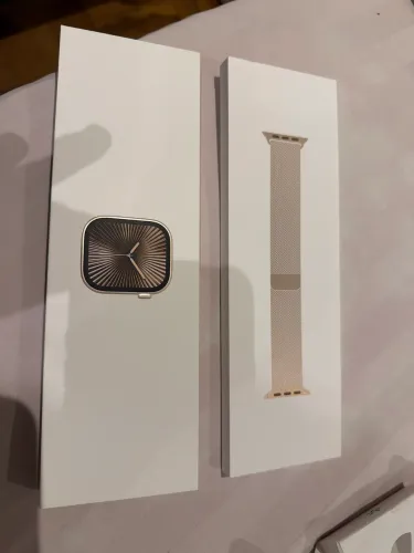 Apple Watch original inox dourado séries 10 sem ativação
