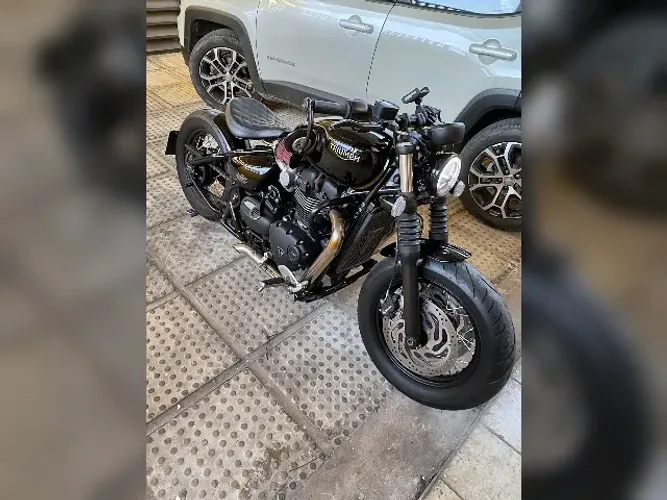 Triumph Bonneville Bobber Black 1200cc 2020 - Preço: R$ 55.000