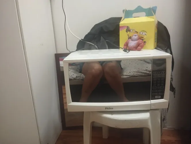 Vendo microondas com defeito
