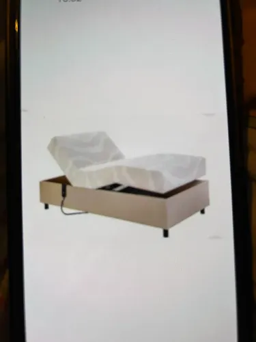 Cama elétrica com colchão e controle remoto