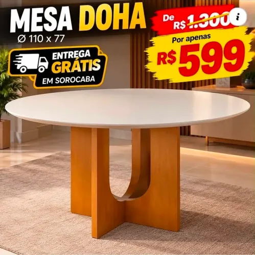 Mesa para 4 cadeiras