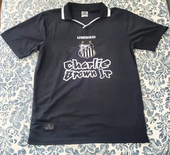 Camisa de Time Santos Edição Especial Charlie Brown Jr Original Tamanho M - Ótimo Estado
