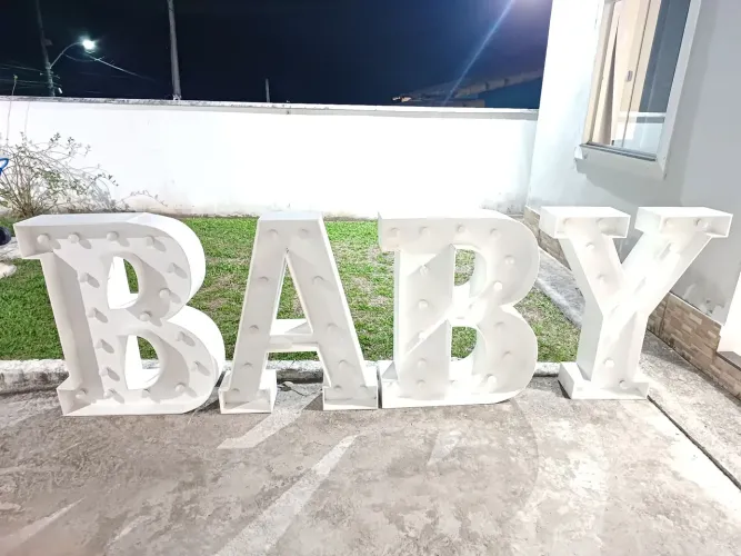 LETRAS LED mdf