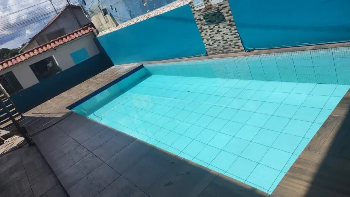 Alugamos para eventos espaco piscina