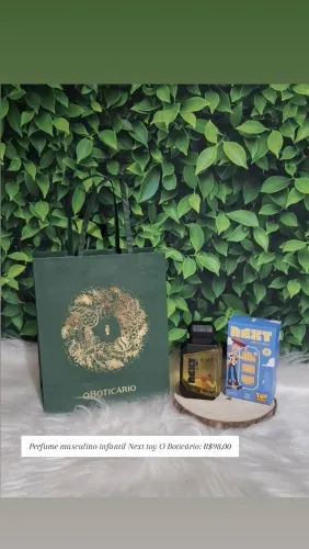 Perfume masculino infantil Next toy de O Boticário