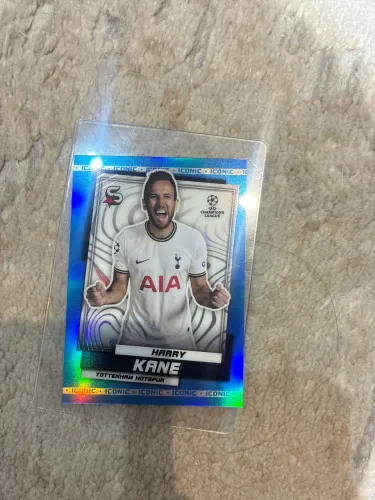 Card harry Kane 5/10 iconic Topps champions league 2023 star