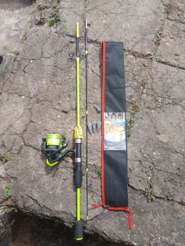 Vara de Pescar Kit Completo 3 rolamentos.