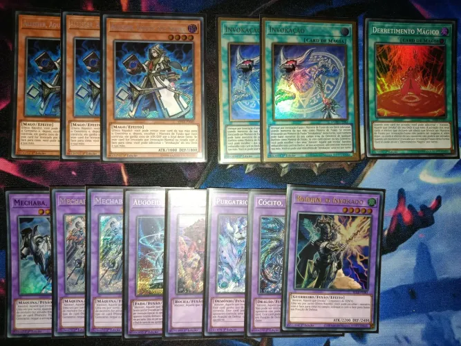 Kit Invoked Engine YuGiOh - 3 Aleister Secret + Invocation Gold + Mechaba Raidjin