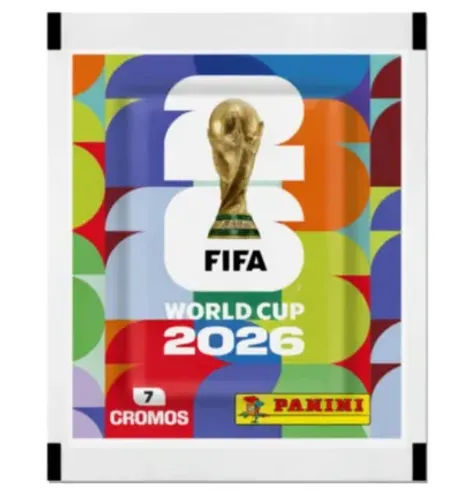 Pacote de Figurinhas Copa do Mundo Fifa 2026 - Com 7 Figurinhas