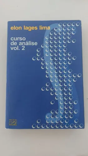 Livro "Curso de Análise - Vol. 2" - Elon Lages Lima
