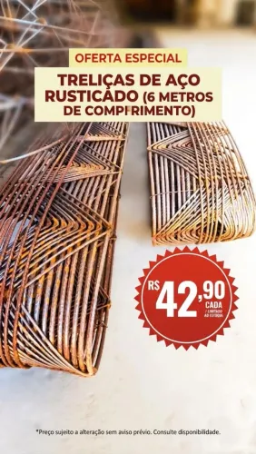 Treliças no precinho