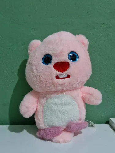 Pelúcia Ursinho Rosa Fofo - Macio e novo