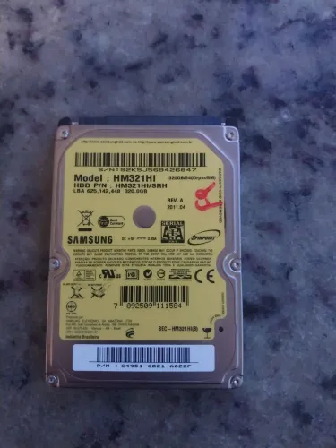 Hd Samsung 320 gigas 