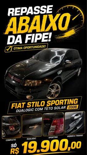 Fiat Stilo Dualogic 1.8 Sporting Flex 8V 5P 2008