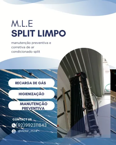 Limpeza de ar condicionado split ####