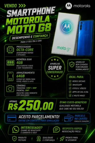 Celular Moto G8