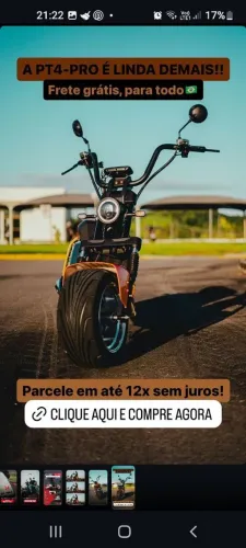 Scooter elétrica Shineray