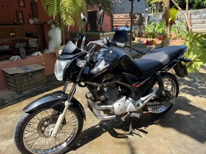 HONDA CG 150 FAN ESDI 2014 FLEX- PRETA