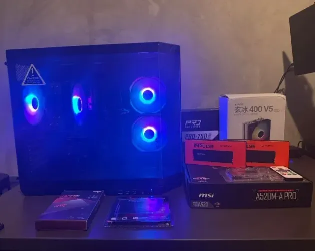 Novo - PC Gamer AMD Ryzen 5 5600GT | 16GB RAM | SSD 512GB | Fonte 750W