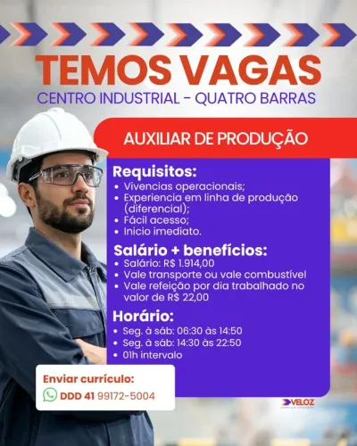 Auxiliar de produção