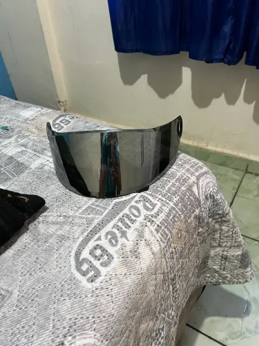 VENDO VISEIRA CINZA METÁLICA FUMER LS2