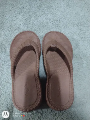 Vendo linda Anabela plataforma cor terracota número 37/38 para retirar centro de Sorocaba