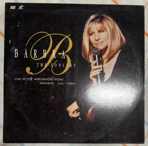 LD Barbra Streisand The Concert (1994) LaserDisc