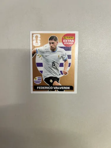 Figurinha legend Valverde bronze 