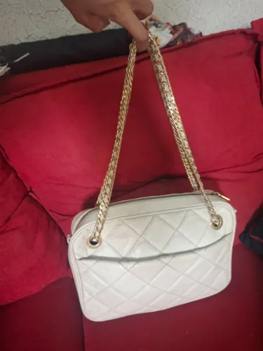Bolsa de Couro verdadeiro estilo Chanel