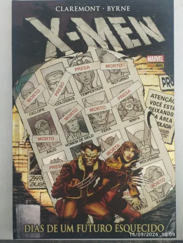 HQ quadrinhos Marvel X-Men Dias de um Futuro Esquecido