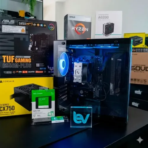 Montamos Seu PC Gamer - Amd Ryzen 5, 7 - Intel Core i5, i7, i9 - Placa de vídeo - Em 12x