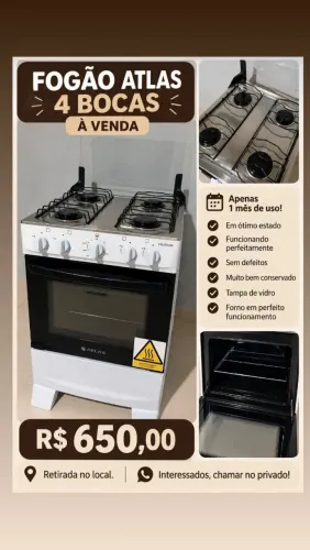 Fogão 4 bocas
