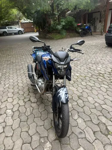 Título do anúncio: ? Honda CG 160 Fan 2025 Azul Flex