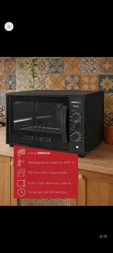 FORNO ELÉTRICO NARDELLI 60 LITROS NOVO POR APENAS- R$ 499.00