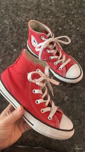 All star vermelho 30