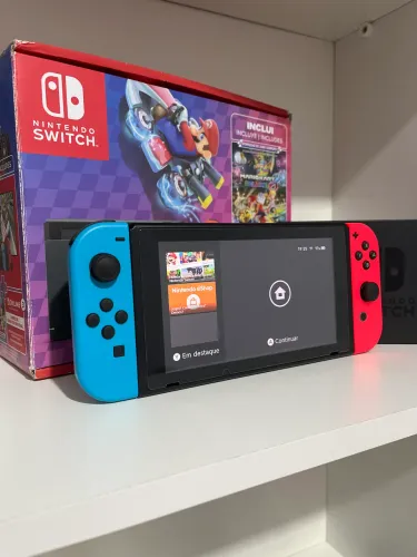 Nintendo Switch v2 IMPECÁVEL Com Caixa Seminovo