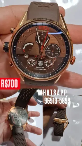 Relógio TAG HEUER MIKROPENDULUM PULSEIRA MARROM