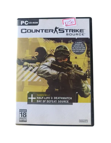 CD DE JOGO COUNTER STRIKE SOURCE HALF LIFE 2 D50