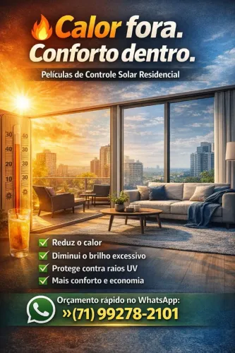 Película de Controle solar residencial 