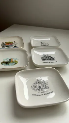 Kit 5 petisqueiras em porcelana Sul do Brasil