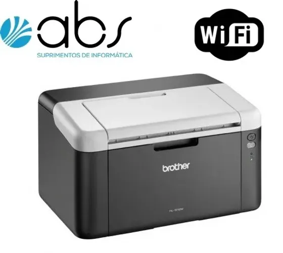 Impressora a laser Brother 1212 Wi-Fi pouco usada com um toner novo e garantia 