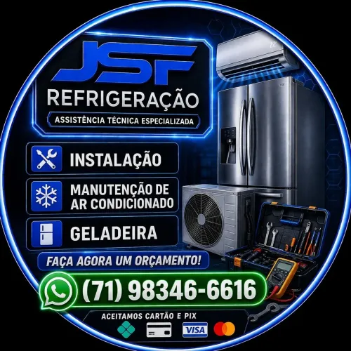 Geladeira e ar condicionado