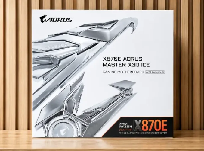 Placa Mãe Gigabyte X870E Aorus Master X3D Ice DDR5 Socket AM5 Chipset AMD X870E ATX