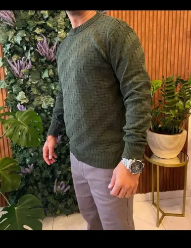 Sueter Masculino tricô 