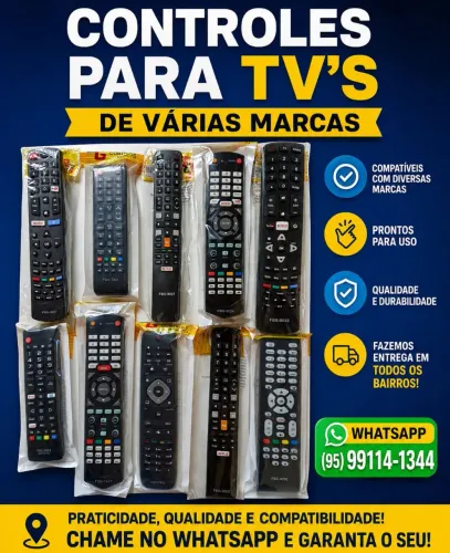 Controles de Tv várias marcas / Fazemos entrega 