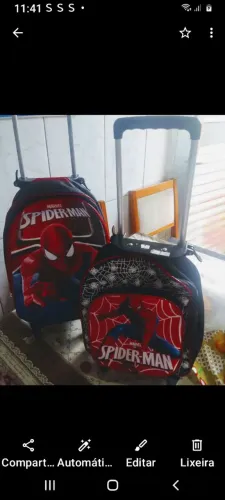 2 Mochilas infantil homem aranha